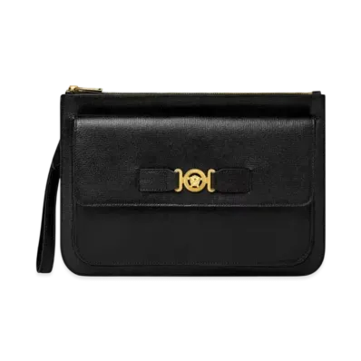 Versace Medusa Biggie Large Pouch "Black/Gold"