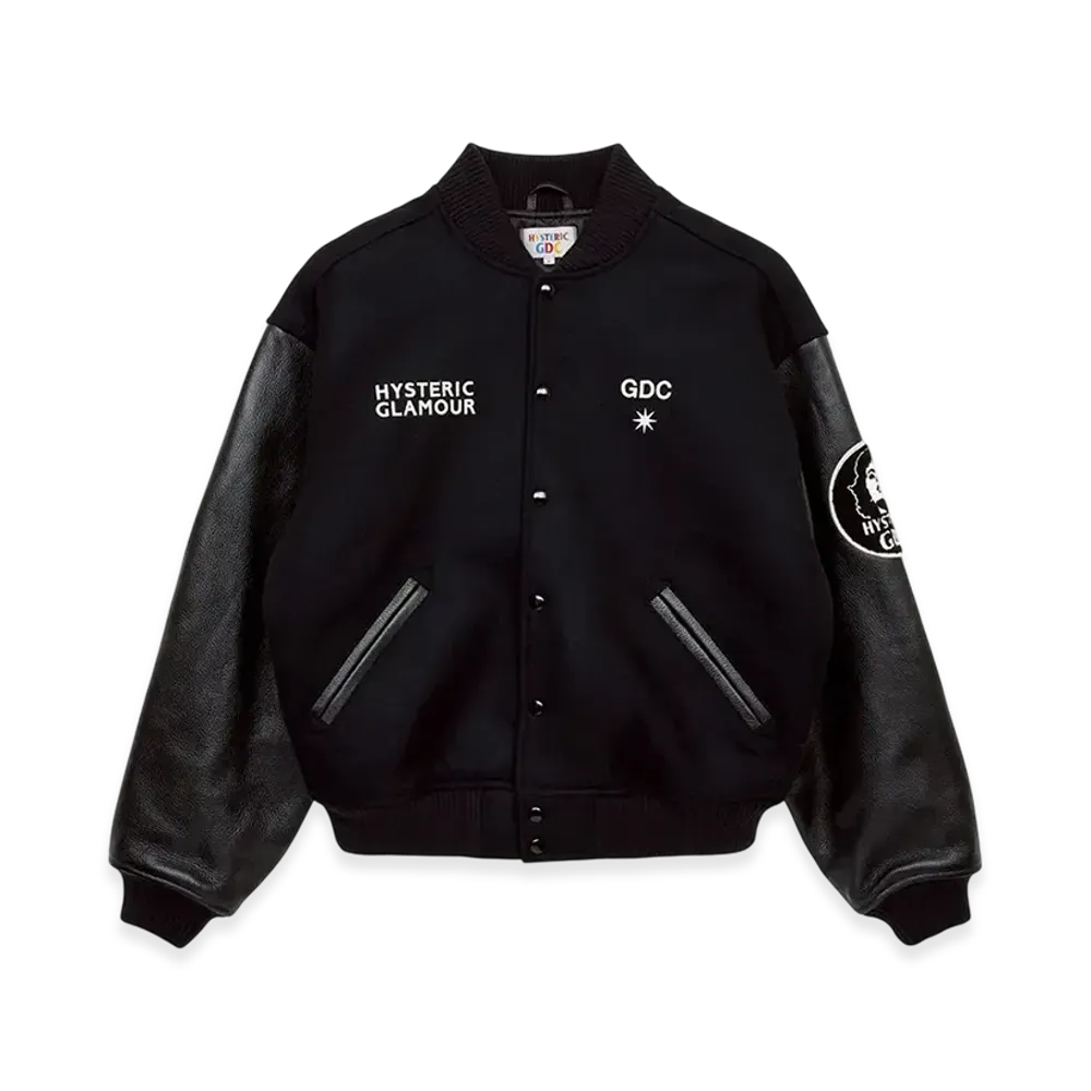 HYSTERIC GLAMOUR x GDC Stadium Jumper "Black"