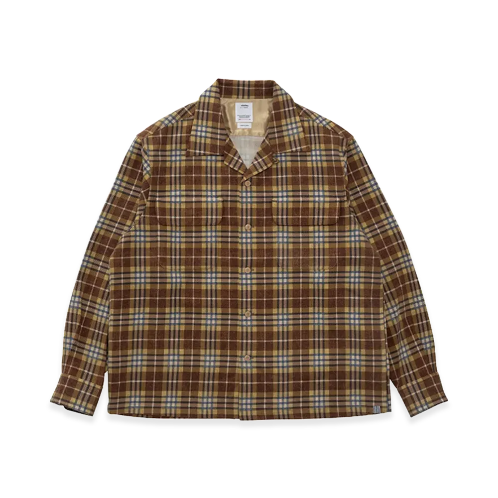 visvim Carrow Shirt Check L/S "Brown"
