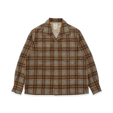visvim Carrow Shirt Check L/S "Brown"
