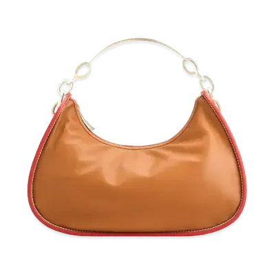 TOD'S Hobo Bag In Leather Small "Brown"