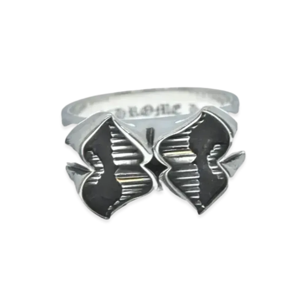 Chrome Hearts Matty Boy Double Chomper Ring "Silver"