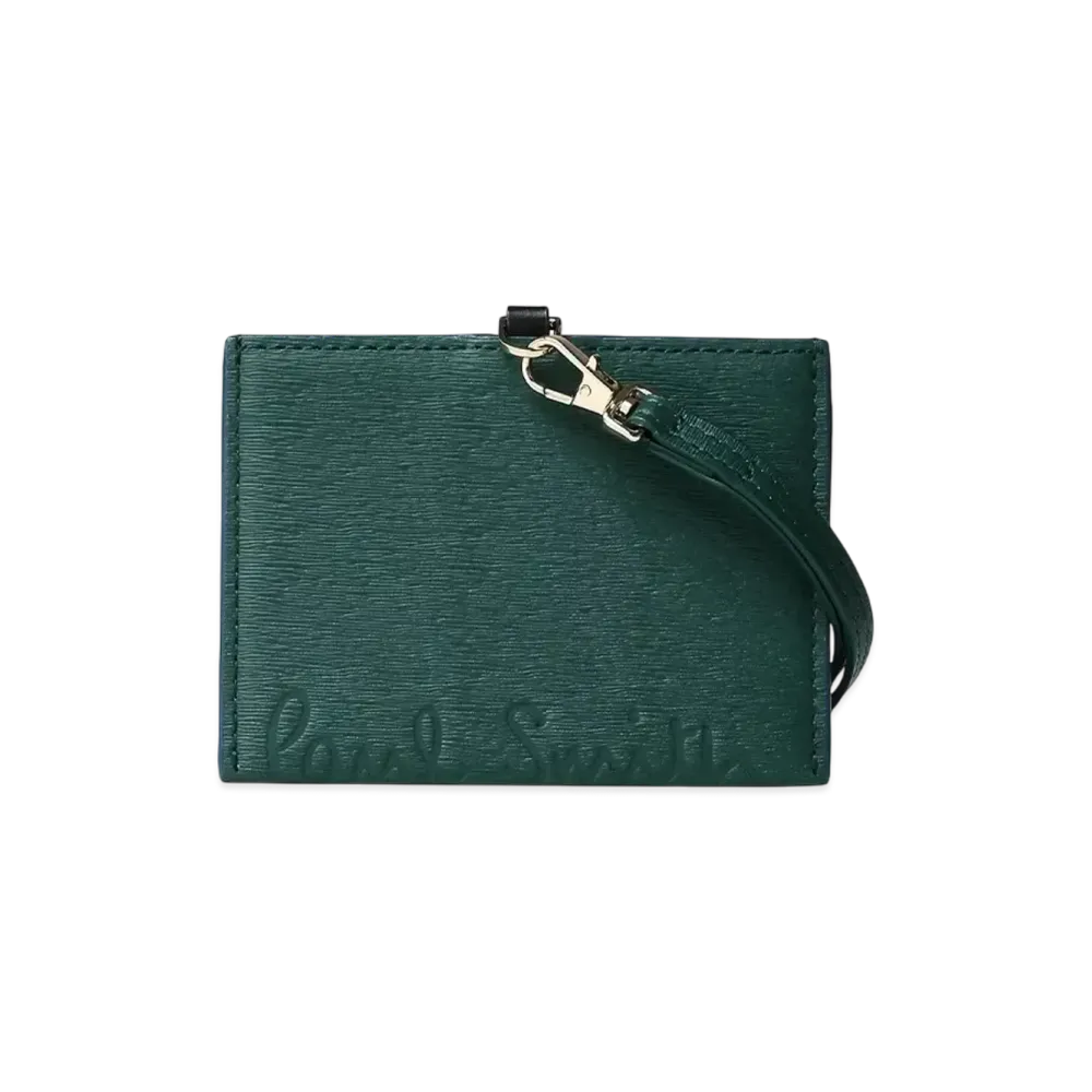 Paul Smith Cropped Logo Id Case "DarkGreen"