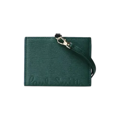 Paul Smith Cropped Logo Id Case "DarkGreen"