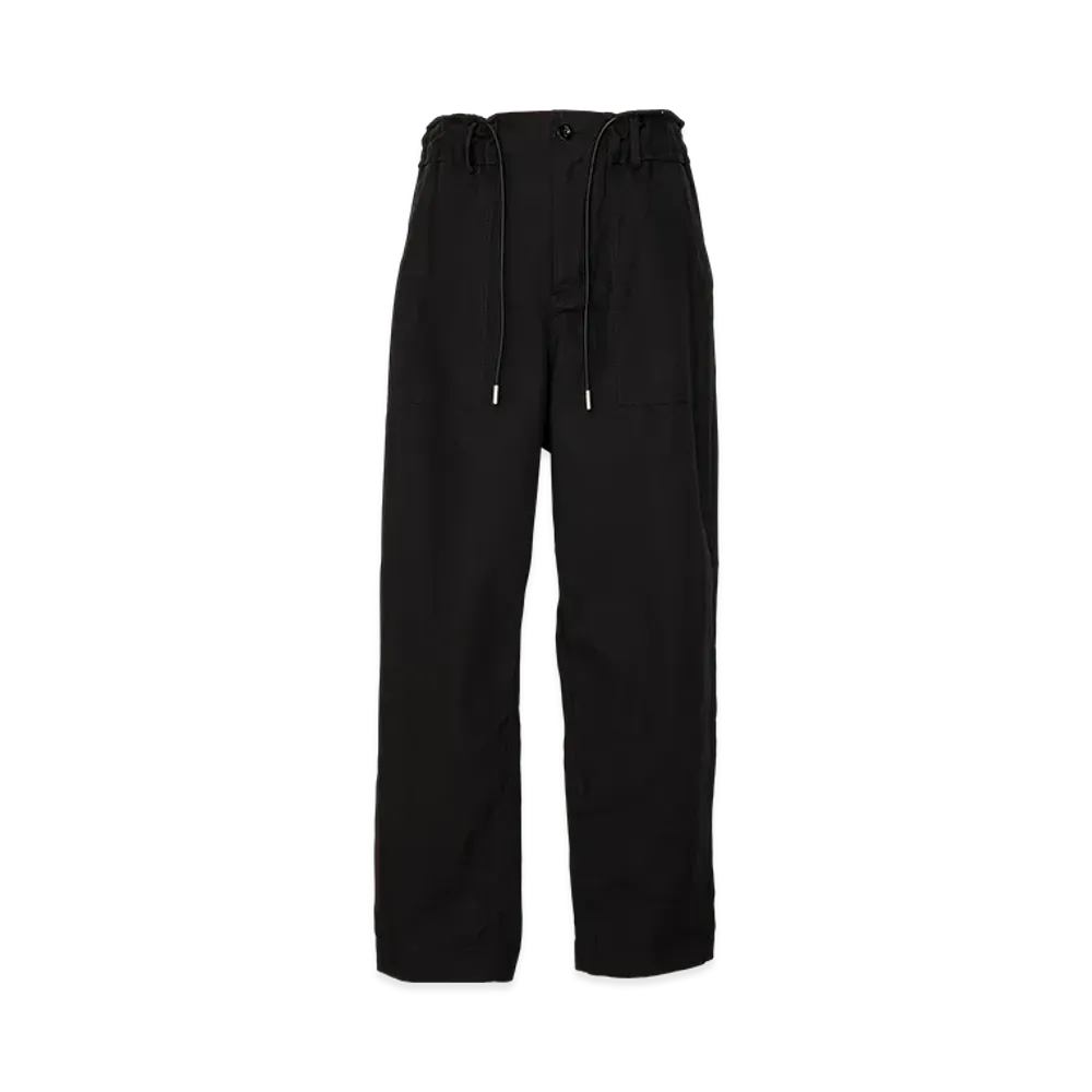 sacai Cotton Nylon Oxford Pants "Black"