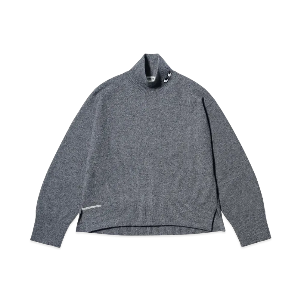 Uniqlo X Anya Hindmarch Cashmere High Neck Sweater "Gray"