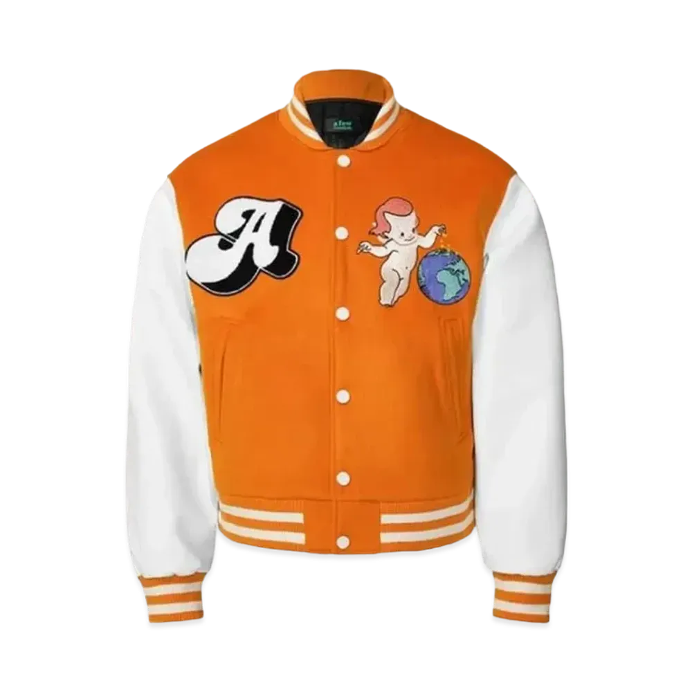 A FEW GOOD KIDS Good Kids Stadium Jacket "Orange"