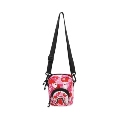 A BATHING APE ABC Camo Shark Mini Bag "Pink"