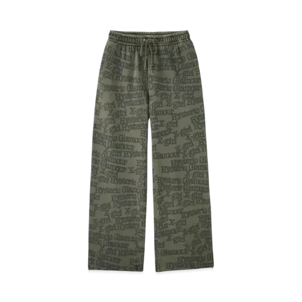 X-girl x HYSTERIC GLAMOUR Sweat Pants "Olive"