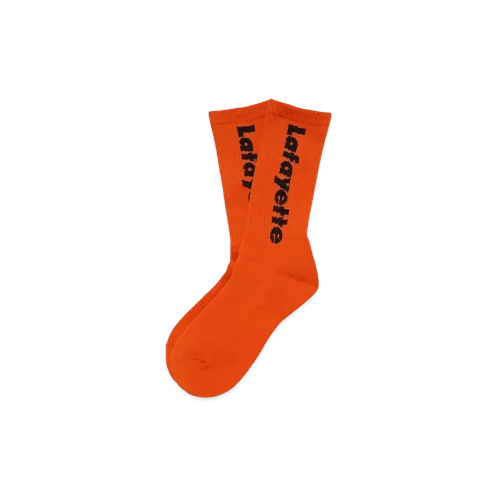 LFYT Lafayette LOGO CREW SOCKS "ORANGE"