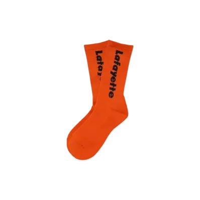 LFYT Lafayette LOGO CREW SOCKS "ORANGE"