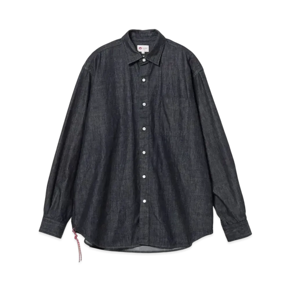 BEAMS Aging Denim Shirt "Indigo"