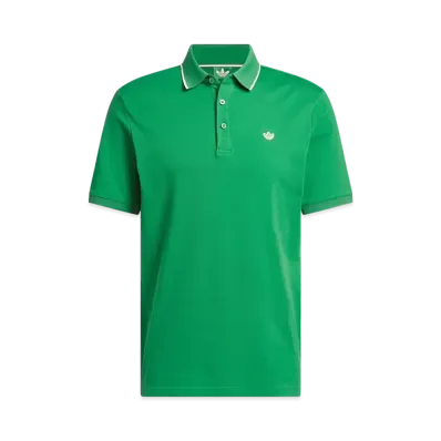 adidas Originals Golf Twist Knit One Point Logo Short Sleeve Polo "Green"