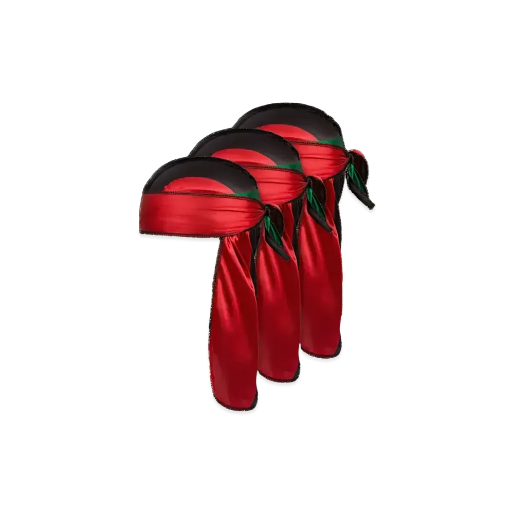 DENIM TEARS RBG Durag 3-Pack "Multi"