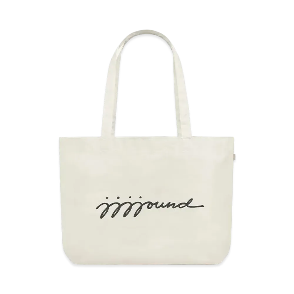 JJJJound Scripted Tote L "Natural"