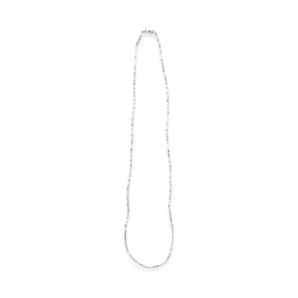 PORTER CLASSIC PLATINUM BEADS NECKLACE 20.5 "PLATINUM"