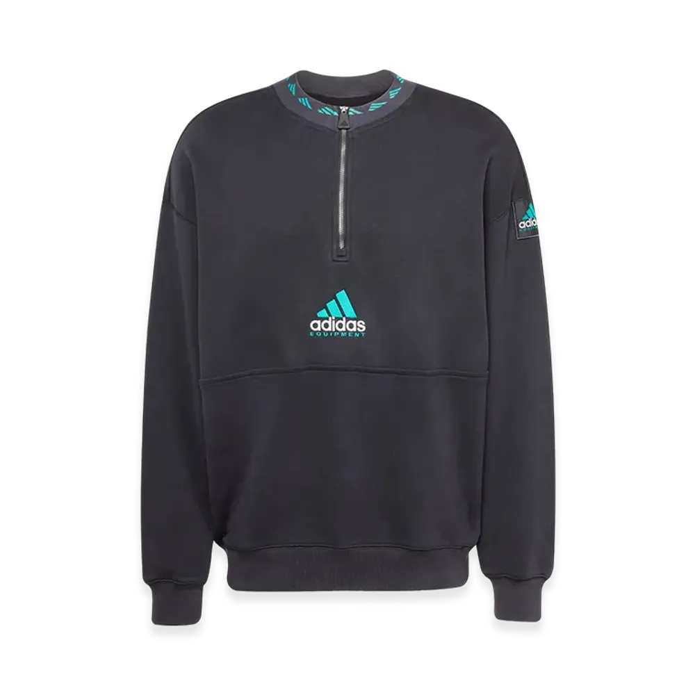 adidas Equipment Fleece 1/2 Zip Sweatshirt "Black"