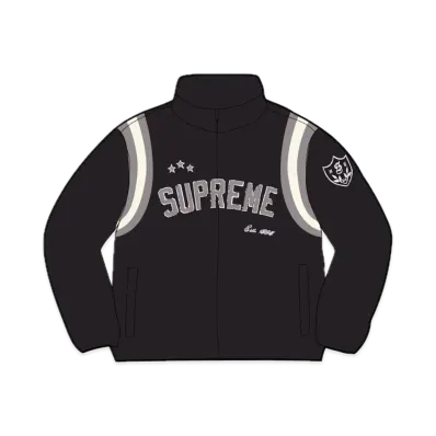 Supreme Arc Half Zip Fleece Pullover "Black"