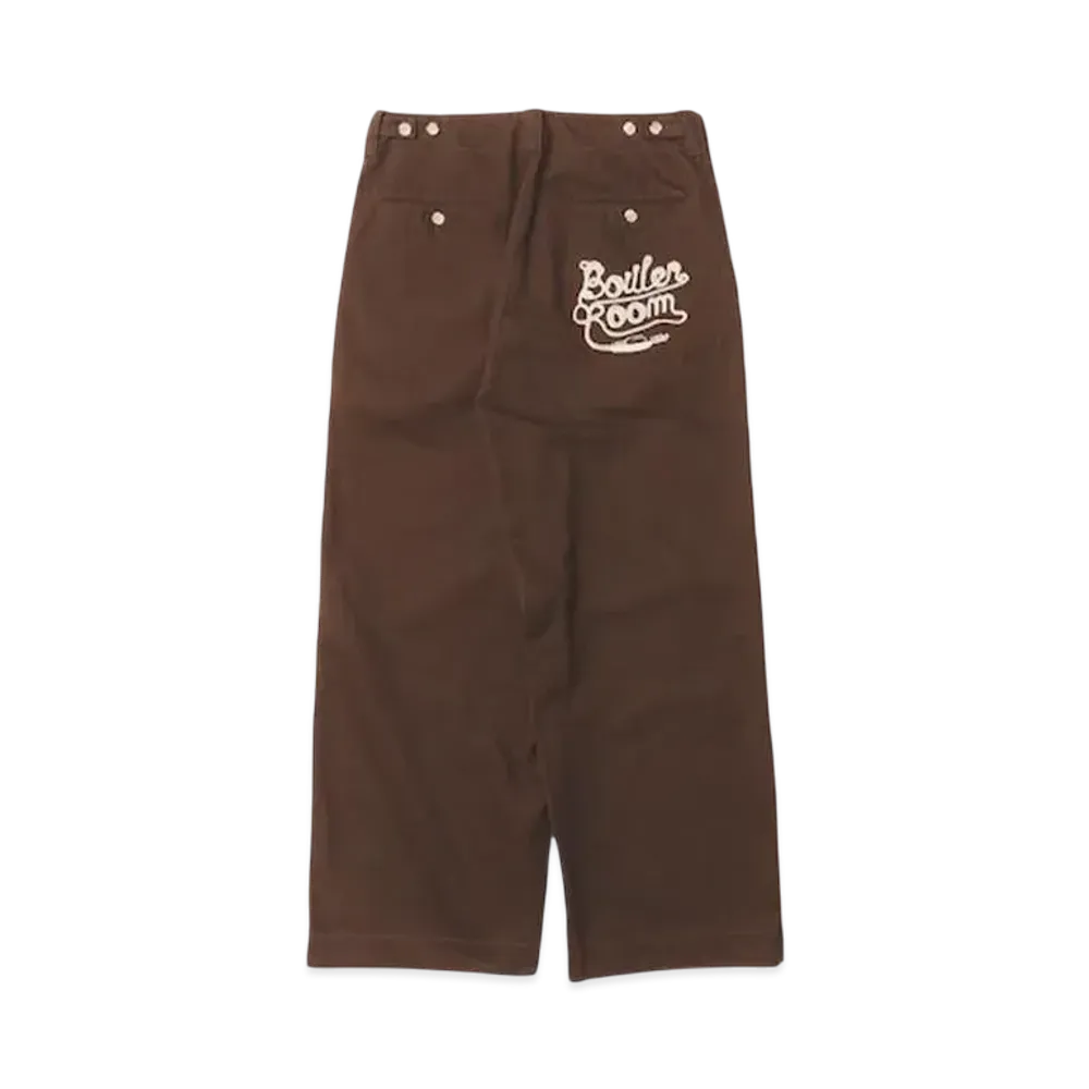 BEAMS T x Boiler Room x FAF Work Pants "Brown"