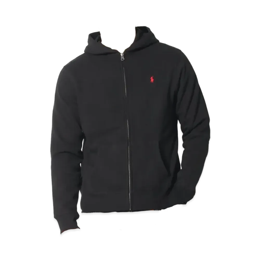 Polo Ralph Lauren Boys One Point Full Zip Hoodie "Polo Black"