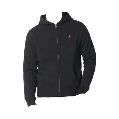 Polo Ralph Lauren Boys One Point Full Zip Hoodie "Polo Black"