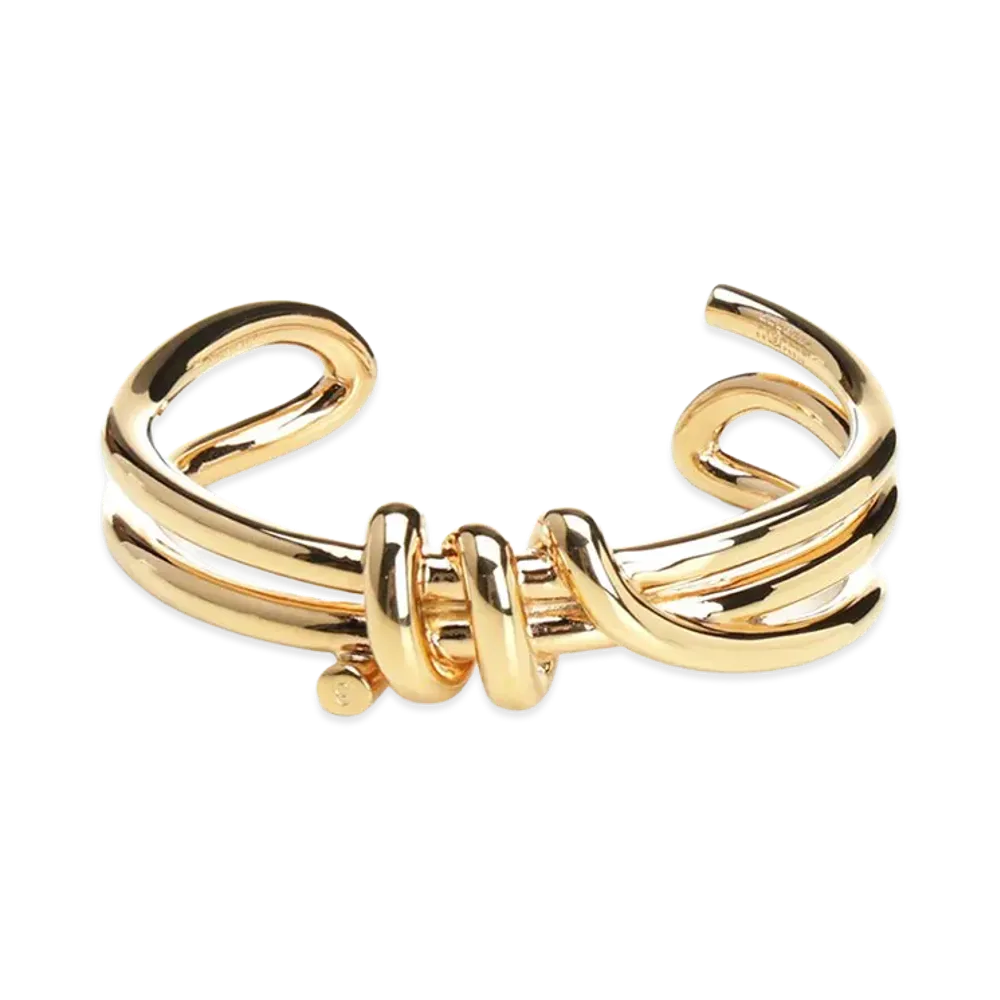 MM6 Maison Margiela Women's Bracelet - Knot "Gold"