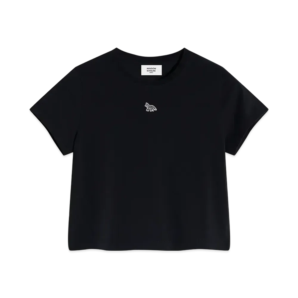 Maison Kitsune Baby Fox Patch Baby T-shirt "Black"