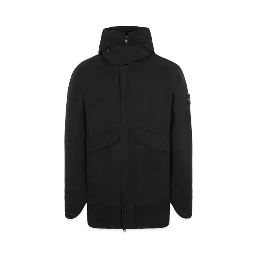 Stone Island 442F1 SW 3L DOWN_GHOST PIECE WITH DETACHABLE LINING "Black"