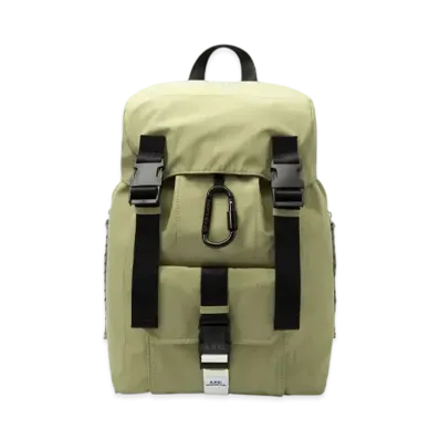A.P.C. Trek Rucksack "Taupe Green"