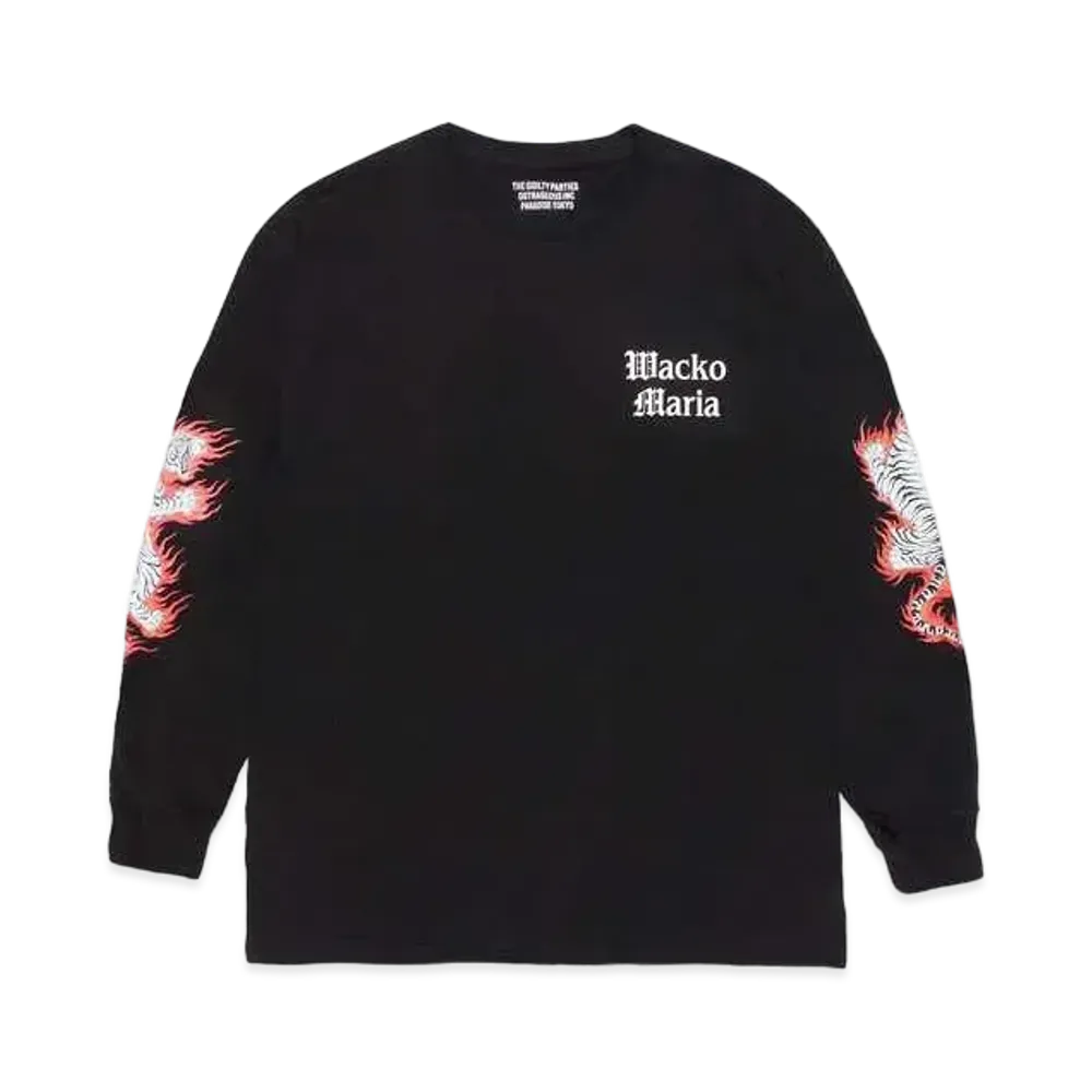 WACKO MARIA TIM LEHI / Long Sleeve T-Shirt "Black"
