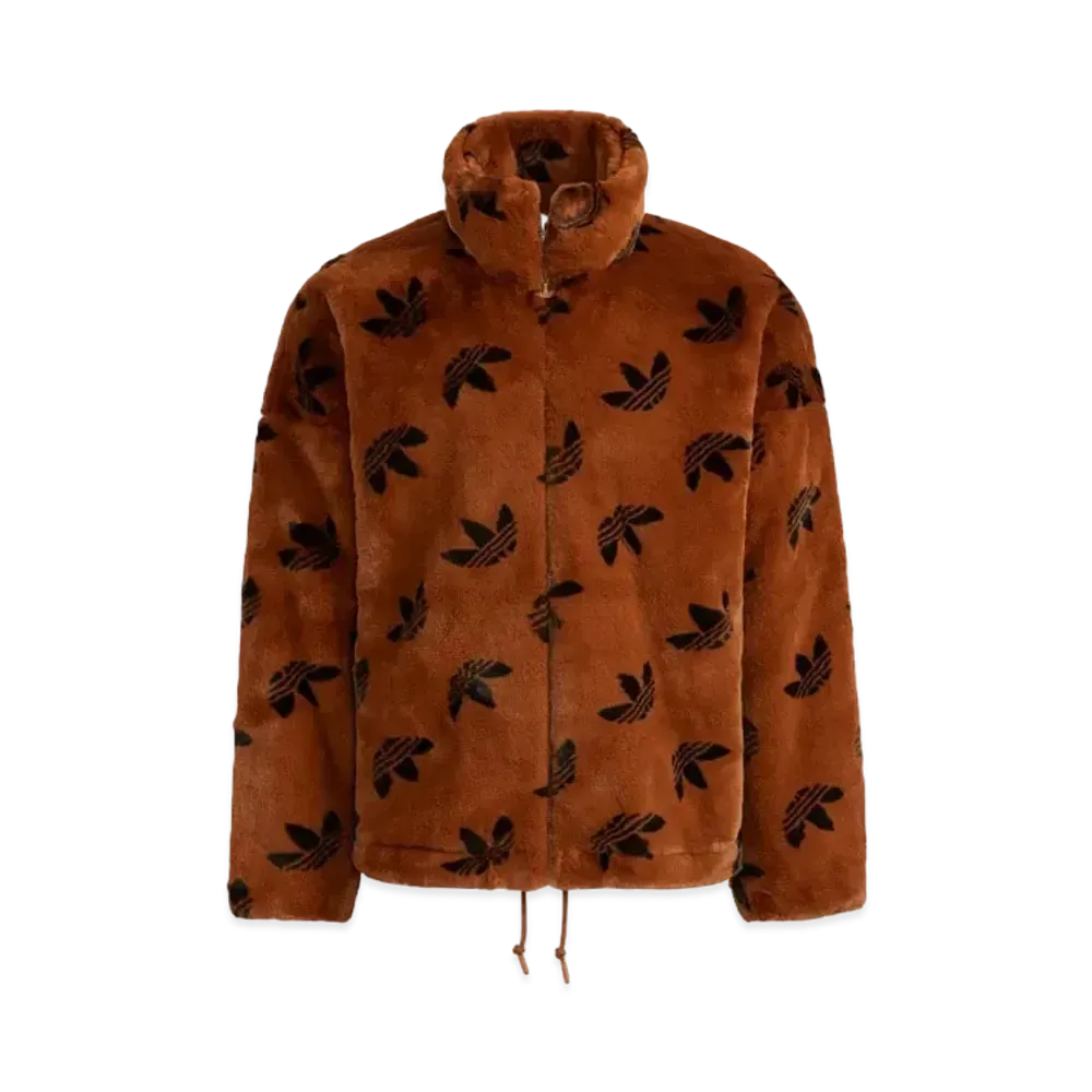 ADIDAS MONOGRAM FUR JACKET "Wild Brown/Black"