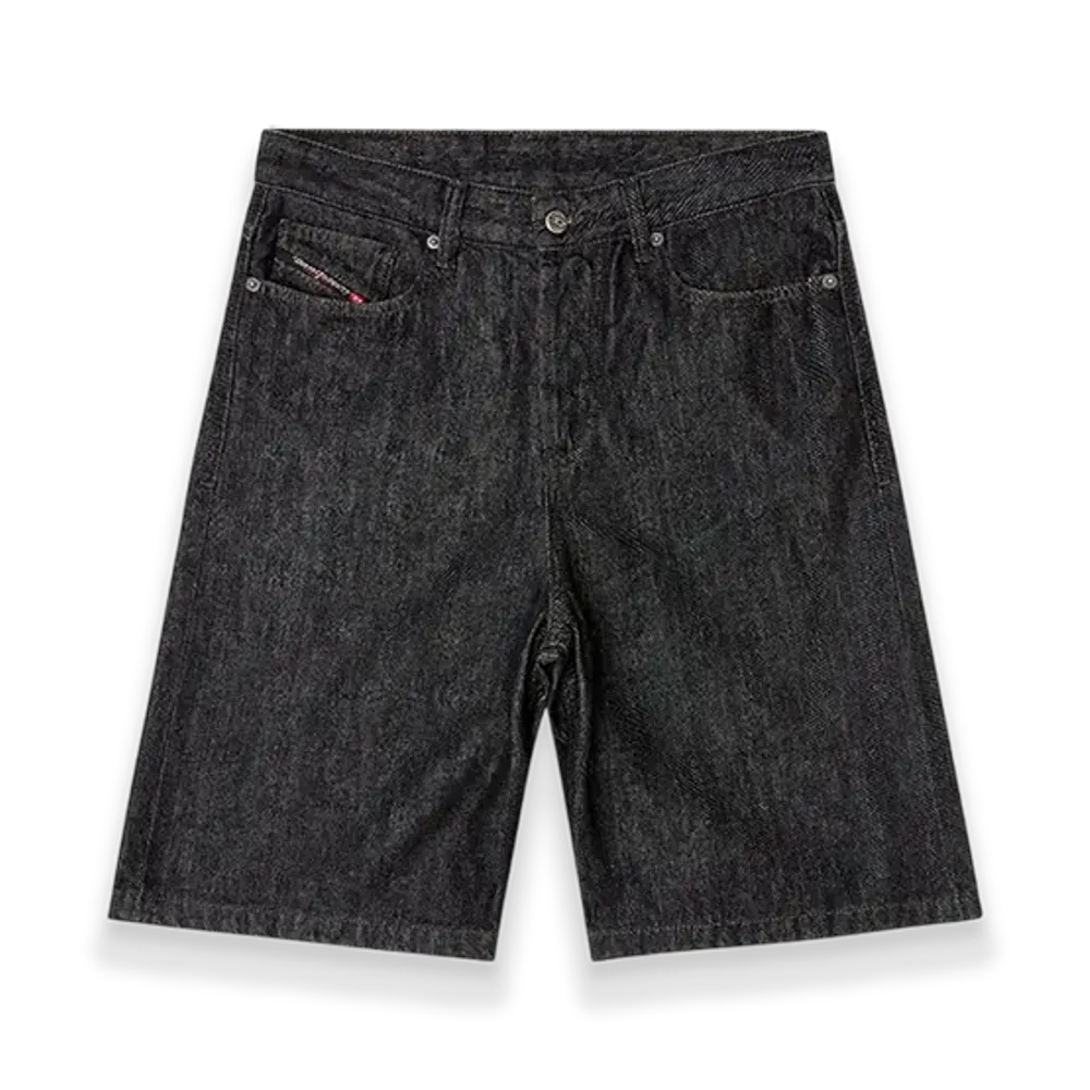 Diesel De-Sire-Short Shorts In Rinse-Wash Denim "Black"