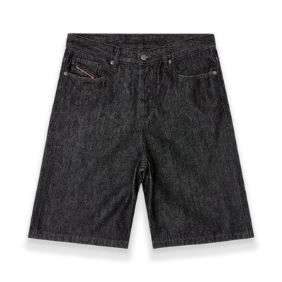 Diesel De-Sire-Short Shorts In Rinse-Wash Denim "Black"