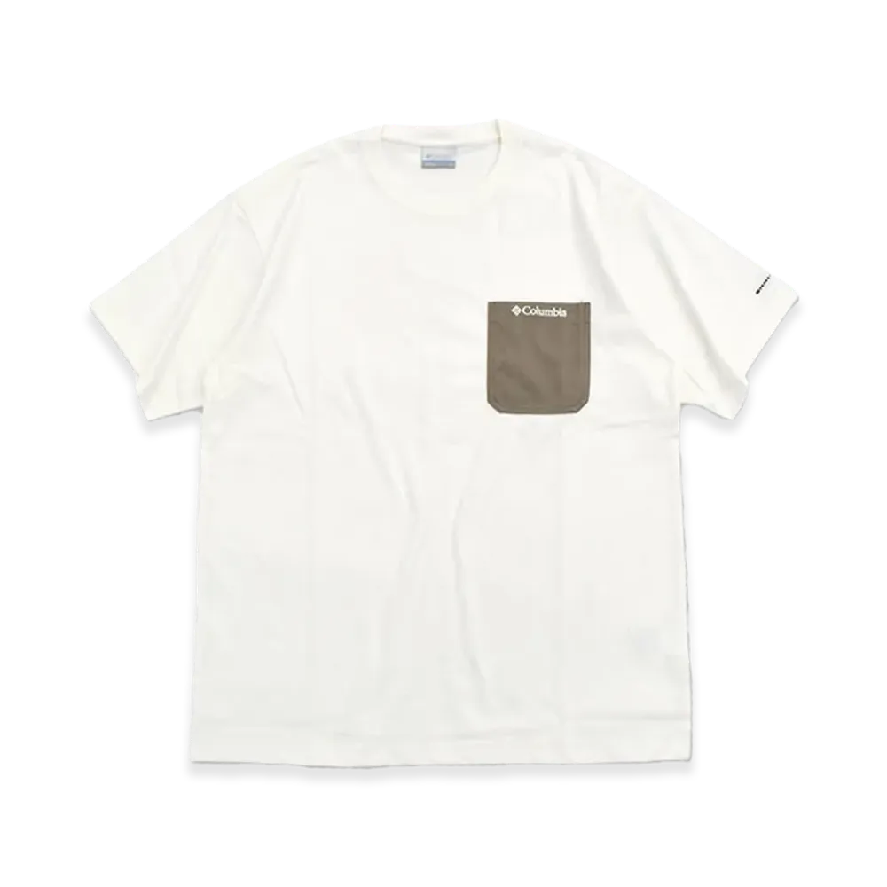 Columbia 26SS Yonge Street Crew Neck S/S Tee "White/Light Brown"