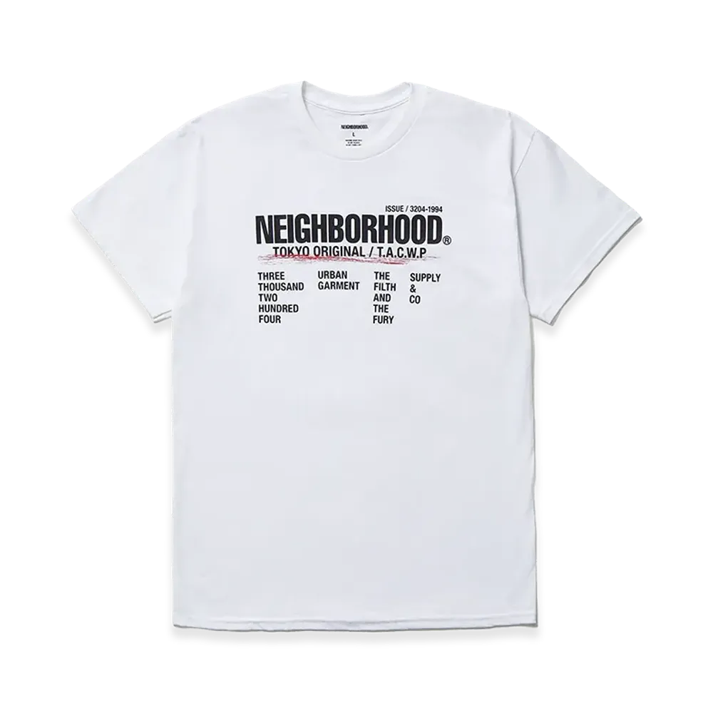 NEIGHBORHOOD ISETAN MEN'S Exclusive S/S Tee "White"