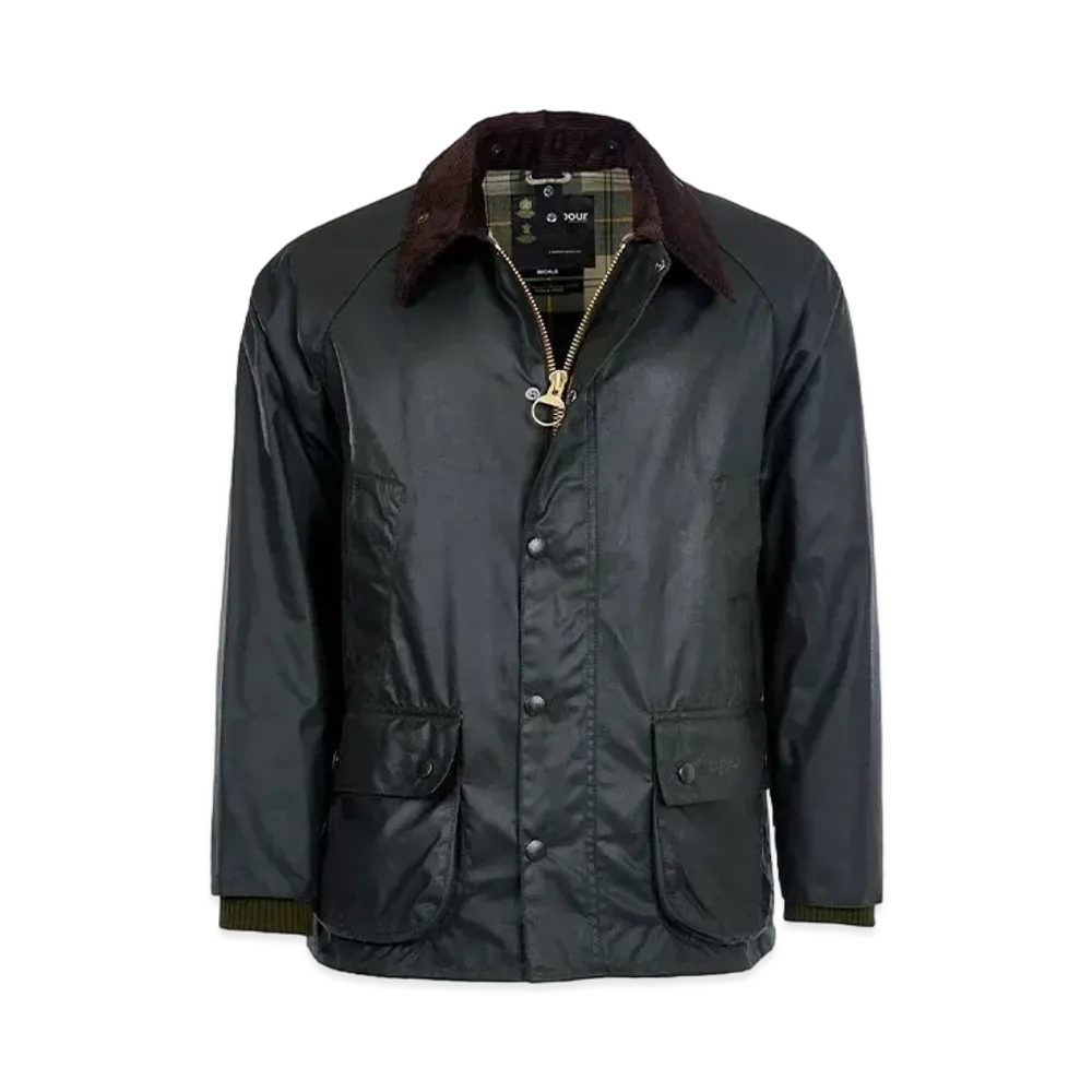 Barbour Bidale Wax Cotton Blouson (Regular Fit) "Green"