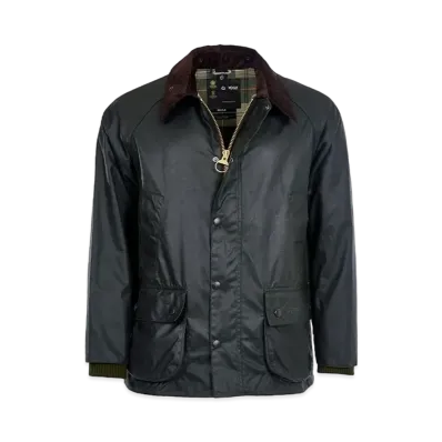 Barbour Bidale Wax Cotton Blouson (Regular Fit) "Green"