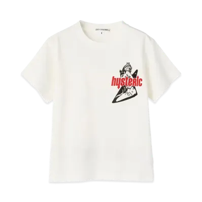 HYSTERIC GLAMOUR HYS Flare Logo Tee "White"