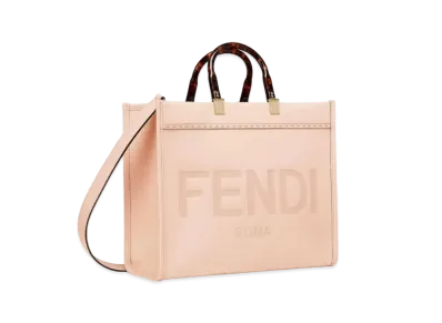 FENDI Fendi Sunshine Medium Leather Shopper "Pink"