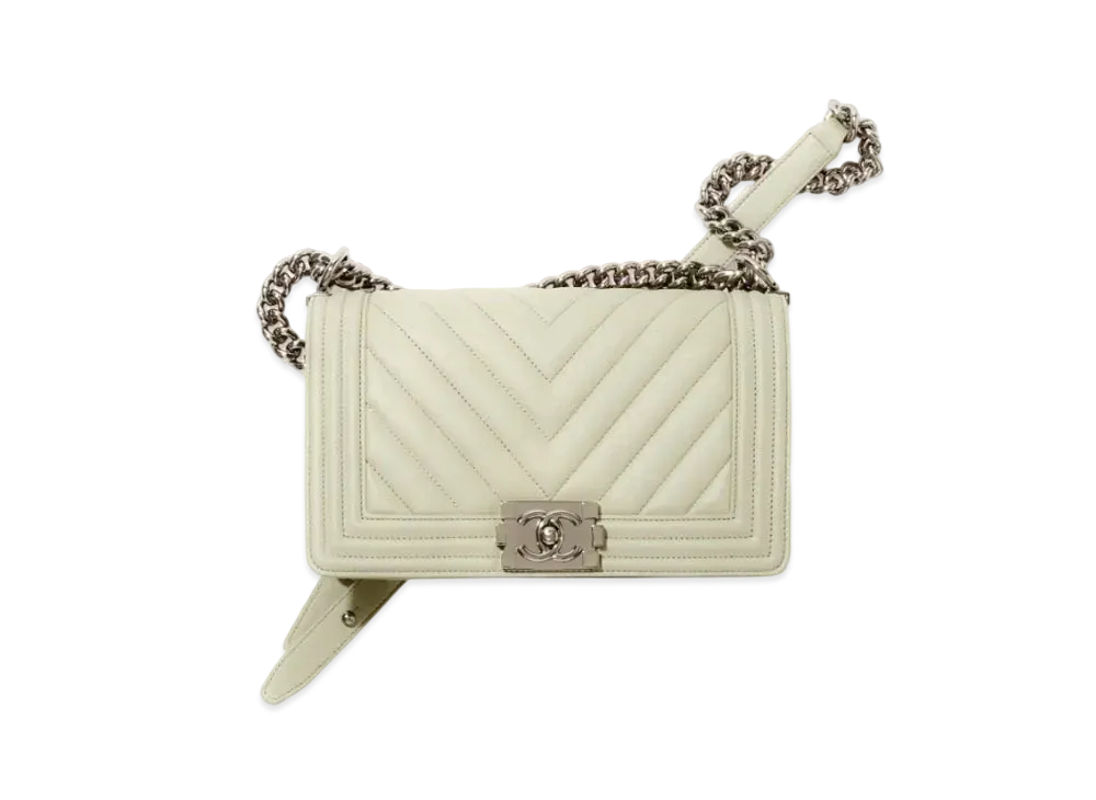 CHANEL Boy Chanel Hand Bagskerfskin "Gray"