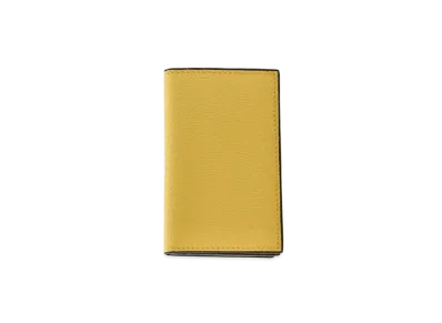 Valextra Business Card Case "Yellow"