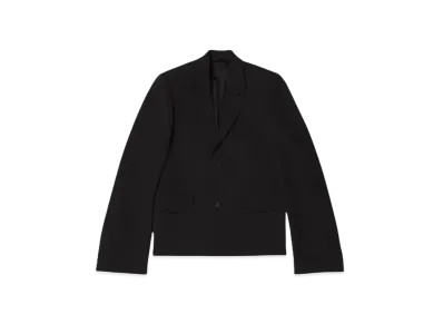 BALENCIAGA Women's Fitted Jackets "Black"