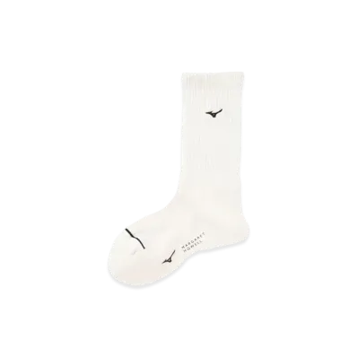 MIZUNO For Margaret Howell Women's Dry Vector Socks "White"