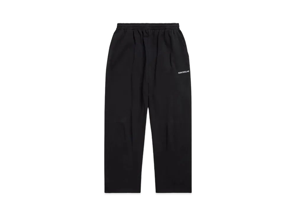 BALENCIAGA Women's Mirror Balenciaga Cropped Sweatpants "Black"