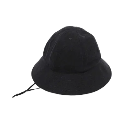 COMOLI Silk Nep Hat "Black"