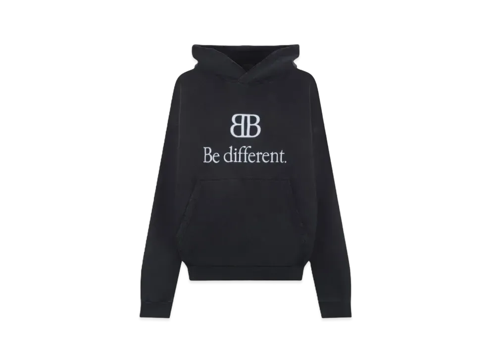 BALENCIAGA Be Different Hoodie "Black"