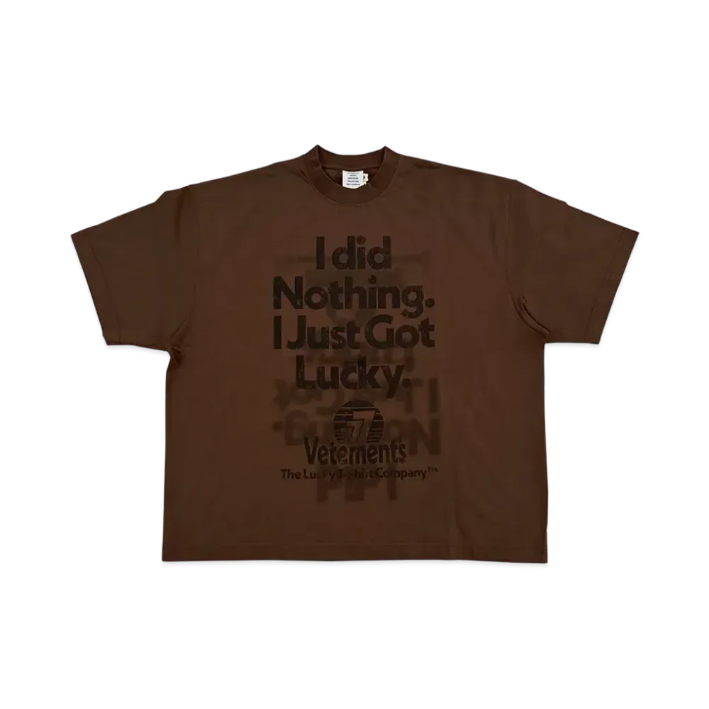 Travis Scott Cactus Jack x Vetements Lucky Tee "Brown"
