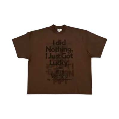 Travis Scott Cactus Jack x Vetements Lucky Tee "Brown"