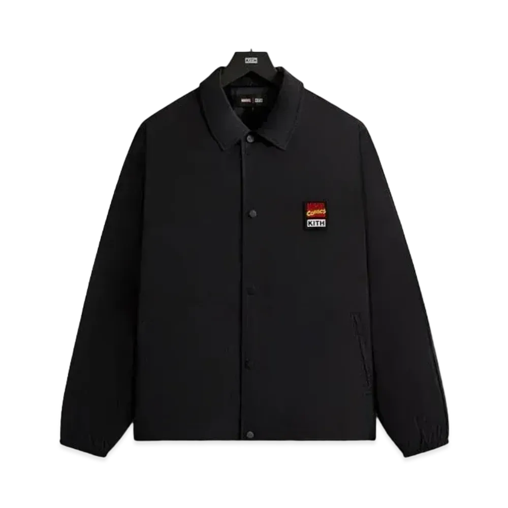 KITH x MARVEL Comics Coaches Jacket "Black"