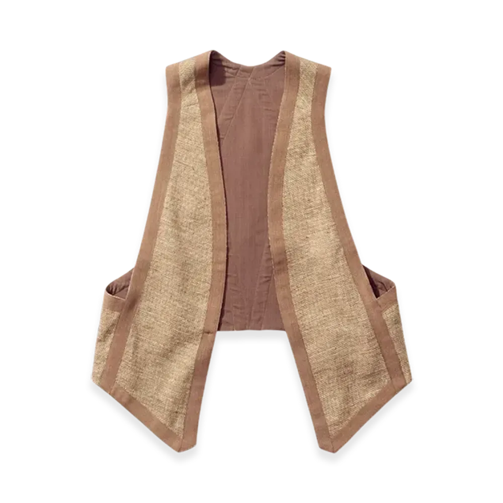 OUR LEGACY Work Shop x Emporio Armani Barda Vest "Fango DAria Linen Silk"